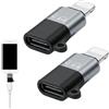 Haefan Adattatore USB C a Light-ning per ricevitore microfono senza fili, connettore tipo C femmina a light-ning maschio per iPhone 14/13/12/11/iPad, supporta ricarica e auricolari