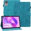 Rosbtib Custodia Cover per Lenovo Idea Tab 2025 Tablet 11 Pollici TB-336FU TB-336ZU, Custodia Protettiva in Pelle PU con Funzione Supporto e Scomparti per Carte, Design Mandala, Blu