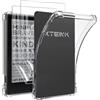 KUSINHOKA Custodia per Xteink X4 + 2 Pezzi Flessibile Pellicola Protettiva | [Antiurto] Morbido Silicone Cover，[Anti-Graffio] TPU Leggero Case Protettiva Cover, Trasparente
