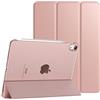 TiMOVO Cover per iPad Air 11 M4/M3/M2, Air 5a/4a Gen 10,9 - Oro Rosa | Retro in PC, Rigido Semi-Trasparente, Auto Sveglia/Sonno