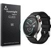 Yoomigle Confezione da 4 pellicole protettive per schermo Amazfit GTR 4 in vetro temperato per Amazfit GTR 4 Smartwatch, antigraffio, senza bolle