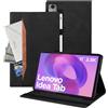 Auslbin Custodia per Lenovo Idea Tab 11 2025 TB-336ZU/TB-336FU, Cover per Tablet in Pelle Sintetica Adatta per Lenovo Idea Tab 11 2025 Stile Pelle Classica con Funzione Supporto, Nero