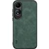 Kepuch Silklike Cover per Oppo A60 4G - Custodia Case Piastra Metallica Incorporata - Verde