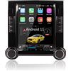 MOOKAKA Tesla Radio Android 11 Autoradio 2 Din Navigazione GPS per Volkswagen Touareg 2003-2010 Lettore multimediale Unità principale 9.7 pollici Schermo verticale Supporto Senza Fili Carplay DSP