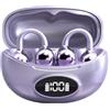 VBESTLIFE Auricolari con Cancellazione del Rumore con Display a LED, Cuffie Wireless BT 5.4 con Doppio Microfono per Chiamate Chiare, per Sport, Corsa, Palestra, Allenamento (PURPLE)