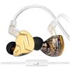 KINBOOFI Auricolari KZ ZSN Pro X HiFi in Ear, Cuffie KZ Dual Driver 1BA 1DD Auricolari in Ear con microfono HD Controllo linea remoto