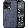 Kepuch Silklike Cover per Oppo Reno 13 5G China - Custodia Case Piastra Metallica Incorporata - Blu