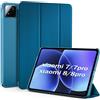 EasyAcc Custodia Compatibile con Xiaomi Mi Pad 7/ Pad 8/ Pad 7 Pro | Pad 8 Pro (11.2 pollici) -Ultra Sottile con Cover Leggero Supporto in Pelle PU Case, Blu pavone
