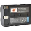 DSTE Batteria di ricambio compatibile con Pentax D-LI50, K10, K10D, K10D GP, K10D Grand Prix, K20D Konica Minolta NP-400,a Sweet DIGITAL, A-5 Digital, A-7 Digital
