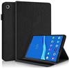 Succtopy Succtop Custodia Lenovo Tab M10 Plus 10.3 Pollice Cover Pelle PU Portafoglio Funzione Stand Flip con Coperchio Penna Custodia Lenovo Tab M10 Plus 10.3 Pollice FHD (2a Generazione Nero
