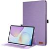 Generico DayQiQiPu Custodia per Huawei MatePad 11,5 TXZ-W09 (11,5 Pollici, 2025) Flip Caso con Supporto e Slot per Schede, Auto Sveglia/Sonno, Regolazione Multi-Angolo Antiurto - Denim Viola