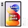 XIAOMI REDMI Pad 2 Pro, 8+256 GB,Display da 12,1 2,5 K 120 Hz, batteria Gigante da 12000 mAh (tipica), processore da 4 NM,connettività senza interruzioni,argento,con caricatore da 33 W