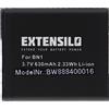 EXTENSILO 1x batteria compatibile con Sony Cybershot DSC-W730, DSC-W710, DSC-W810, DSC-W830 fotocamera digitale DSLR (630mAh, 3,7V, Li-Ion)