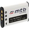 mtb more energy Batteria Compatibile con Nikon EN-EL11, Coolpix S550 / Compatibile con Olympus Li-60b / Compatibile con Pentax D-Li78 ... - vedi descrizione