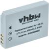 vhbw 1x batteria compatibile con Canon Digital Ixus 850 IS, 800 IS, 870 IS, 860is fotocamera (650mAh, 3,6V, Li-Ion)