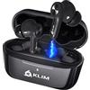 KLIM Pods V2 - NOVITÀ 2024 - Auricolari Bluetooth Wireless + Suono di alta qualità + Eccellente isolamento + Associazione semplice e rapida + Batteria a lunga durata 24H + Cuffie Bluetooth senza fili