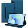 Auslbin Custodia compatibile con Honor Pad X9 / Pad X8 Pro 11.5 Cover, Tablet in Pelle PU Adatto per Pad X9 / Pad X8 Pro, Stile Classico in Pelle, Blu