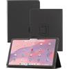 DRENGE Custodia Custodia pieghevole con supporto compatibile con Lenovo Chromebook Duet Gen 9 2024 10.95'' Tablet Custodia magnetica for PC con cinturino da polso Protezione antiurto