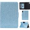Generico DayQiQiPu Cover per Honor Pad X8a/ Pad X8b (11,0 Pollici) Leggera Custodia Motivo Glitterato Custodie con Supporto Caso Ribaltabile Portafoglio e Auto Sleep/Wake, Blu
