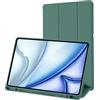 Palkitsee Custodia Cover Compatibile con Samsung Galaxy Tab S6 Lite 10.4 Pollici 2024/2022/2020 SM-P620N/P625N/P610/P613/P615/P619 con Portapenne-Ultra Sottile Cover con Auto Svegliati/Sonno (Verde Pino)