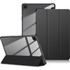 DINGGUAGUA Custodia per Samsung Galaxy Tab A9+/A9 Plus 11 Pollici 2023 SM-X210/X216/X218 Tablet,Antiurto Sottile Cover Posteriore Trasparente,Nero