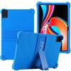 YHFZR Custodia Cover per TCL Tab 10L Generazione 2/8492A, Ultra Leggero Protettiva Cover in Silicone con Supporto per Bambini per TCL Tab 10L Generazione 2/8492A 10,1 Pollici, Blu Scuro