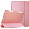 ProCase Custodia per iPad 9.7 2018 6a Generazione/2017 iPad 5a Generazione - Smart Cover Stand Ultral Leggero Slim,con Cover Posteriore Traslucida Smerigliata per iPad 9,7 pollici -Rosa