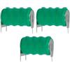 Generico 3x Batterie Ricaricabili Ni-MH 4.8V 80mAh per Circuito Stampato, Accumulatore 3 Pin a Saldare PCB 25mm 4 Elementi, Batteria Memoria di Backup PLC, Schede Elettroniche e Timer