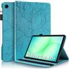 Auslbin Custodia per Samsung Galaxy Tab A11+/A11 Plus 11 Pollici 2025 SM-X230 SM-X235 SM-X236B Folio Flip PU Pelle Custodia Protettiva Tablet Custodia con Penna e Stand Blu