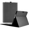 Qymaksom Custodia in pelle per Microsoft Surface Pro 11 / Pro 10 / Pro 9 13 pollici (2022), custodia protettiva Surface Pro 9 con multi angolo, cover compatibile con tastiera con portapenne grigio