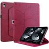 Succtopy Cover Compatibile con iPad 11 Generazione A16 11 Pollici 2025/iPad 10 Generazione 10.9 Pollici 2022 Cover in Pelle PU con 360 Gradi di Rotazione Custodia Protettiva con Porta Penna Rosso