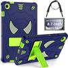 KATUMO Cover bambini per Samsung Galaxy Tab A9 8,7 pollici 2023 Silicone Resistente agli Urti case con supporto e tracolla Protettiva Custodia，Samsung Tab A9 8,7" SM-X110/X115/X117