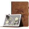 Oduio Custodia per Google Pixel Tablet 2023 11 Pollici Cover in Pelle PU Case Coperchio Multi-Angli Supporto Pieghevole Cover Protettiva con Chiusura Magnetica,Supporto Comodo-Marrone