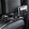 Generic Supporto per telefono per auto, universale con rotazione a 360°, regolabile, per poggiatesta auto, supporto per sedile posteriore multifunzionale
