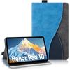 AsWant Custodia Cover per Honor Pad 10 (2025) 12.1 Pollici,Blu | Tasca Frontale,Pelle Ultra Sottile PU,Funzione Stand,Protettiva Cover per Honor Pad 10