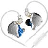 Yinyoo KZ ZS10 Pro HiFi Auricolari con Microfono, Cuffie da Gaming IEM Ibridi 4BA+1DD Cablate con Jack 3.5mm Staccabile Cavo, Cuffie con filo Custodia Metallica per Audiofili,giochi e sport