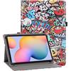 Vakarey Custodia Tablet 12 Pollici Universale per DOOGEE U12/U13/T36/Teclast T60 Pro/ArtPad Pro Cover Tablet 13 Pollici,Graffiti