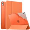 MoKo Cover per iPad Air 11 (M4/M3/M2 2026/2025/2024), Arancia Stellata | iPad Cover in TPU e Pelle PU Semi-Trasparente Sostegno Supporto Sottile con Morbido TPU Cover con Auto Svegliati/Sonno