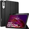 FINTIE Custodia Compatibile con Lenovo Yoga 11.1 Pollici 2025 | con Portapenne - Sottile Leggero Cover Posteriore in Morbido TPU, Nero