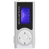 Tbest Mini Lettori Mp3, Confezione da 5 Lettori Mp3, Lettori Mp3 Economici, Torcia Mp3 Sportiva Portatile Mini Backclip LCD Mini Schermo Lettore Multimediale Musicale (Nero) (SILVER)