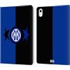 Head Case Designs Licenza Ufficiale Inter Milan Nero & Blu IM 2Stars Custodia Portafoglio in Pelle Compatibile con Apple iPad Air 11 2020/2022/2024/2025