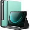 JETech Custodia per Samsung Galaxy Tab S10 Lite/S10 FE/S9 FE 10,9, Verde | Supporto Multi-Angolo, S Pen Holder, Cover Protezione Sottile, Auto Svegliati/Sonno