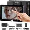 Portkeys LH5P II - Monitor da campo per fotocamera da 5,5, con batteria F550, controllo della fotocamera, messa a fuoco touch 2000 nit, touch screen 4K HDMI In/Out, per FX3 A7S III, R5 Mark II R6