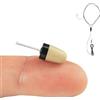 PingaOculto Auricolari Spia per Esami Cavo (Vip Pro SuperMini + Microfono) | Senza fili, Jack 3,5 mm, Pulsante multifunzione, Chiamate e registrazioni, Collare a induzione, Invisibile, Dimensioni mini