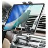 GDZN Supporto per tablet per auto con fessura CD, braccio di supporto allungato | Senza oscillazioni, girevole a 360°, non copre lo schermo, per iPad Pro 12.9 11 Air Mini, Galaxy Tab, Lenovo, cellulare 4-13
