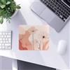 Generic Tappetino per mouse astratto con motivo floreale neutro e boho, stile bohémien, moderno, per casa, ufficio, dormitorio, laptop, computer, scrivania, accessori, 21 x 18 cm