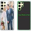 CAXKJE Trasparente Personalizzata Custodia per Samsung Galaxy S24 Ultra,con la Tua Foto,Immagine o Scritta Cover,Silicone Case Antiurto Bumper,per Galaxy S24 Ultra Cover Personalizzata