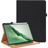 Vakarey per Honor Pad V9 Cover con Portapenne Antiurto Custodia per Honor Pad V9 11.5 Pollici 2025,Nero