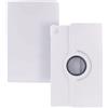 REY Custodia in similpelle girevole a 360° per LENOVO TAB M10 FHD PLUS 10.3 (TB-X606F - TB-X606X), Custodia protettiva, Bianco