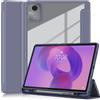 YRH Custodia per Lenovo Idea Tab con portapenne 11 pollici 2025, [Auto Wake/Sleep] Custodia Trasparente per Tablet Lenovo Idea 11 [TB336ZU /TB336FU] (viola)